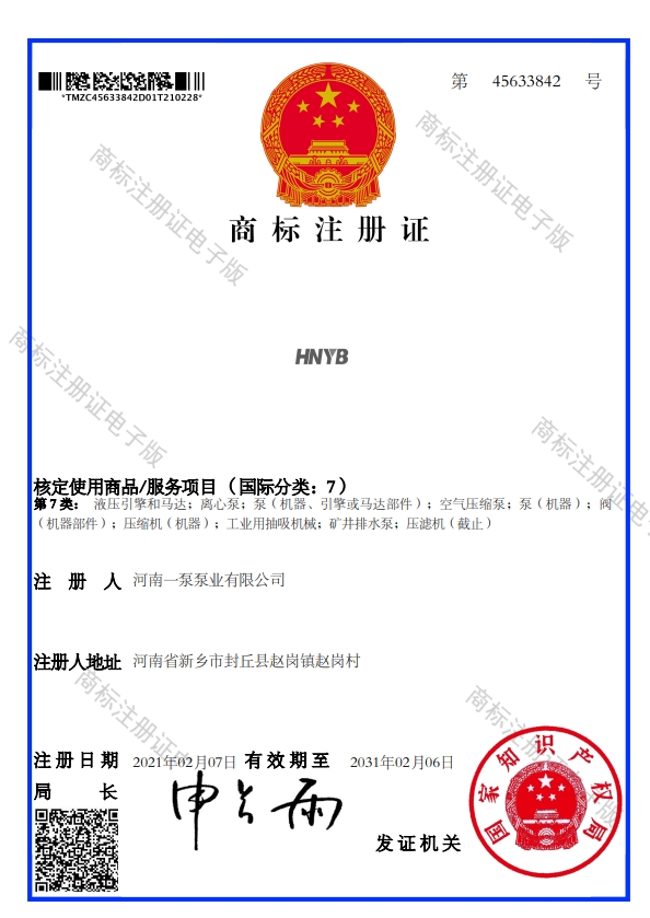 Trademark Registration Certificate